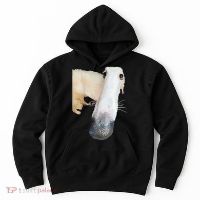 Borzoi Dog Meme Funny Long Nose Borzoi Russian Sighthound Hoodie