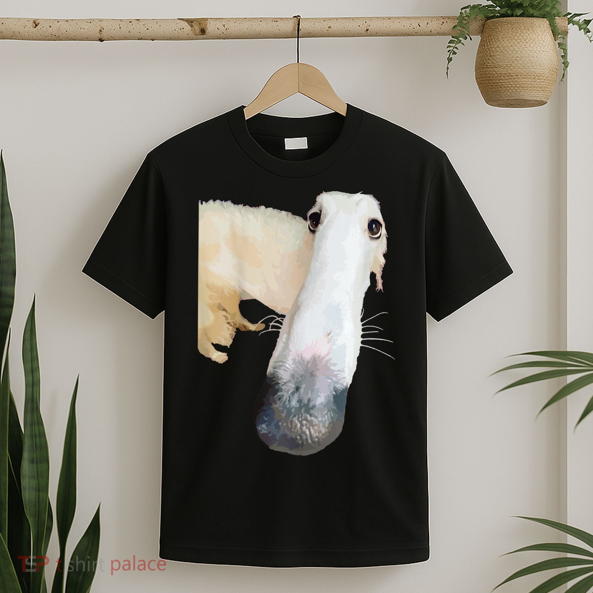 Borzoi Dog Meme Funny Long Nose Borzoi Russian Sighthound T-Shirt