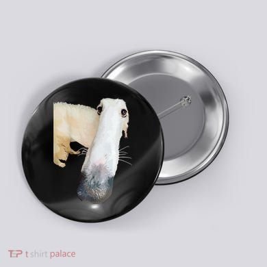 Borzoi Dog Meme Funny Long Nose Borzoi Russian Sighthound Button