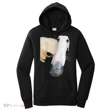 Borzoi Dog Meme Funny Long Nose Borzoi Russian Sighthound Women's Hoodie
