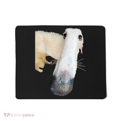Borzoi Dog Meme Funny Long Nose Borzoi Russian Sighthound Mousepad