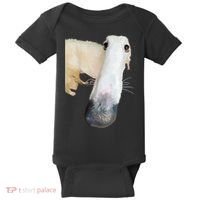 Borzoi Dog Meme Funny Long Nose Borzoi Russian Sighthound Baby Bodysuit thumb 0