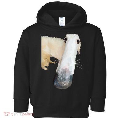 Borzoi Dog Meme Funny Long Nose Borzoi Russian Sighthound Toddler Hoodie