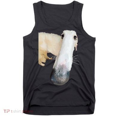 Borzoi Dog Meme Funny Long Nose Borzoi Russian Sighthound Tank Top