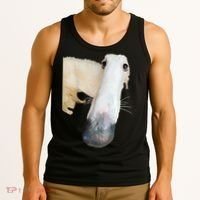 Borzoi Dog Meme Funny Long Nose Borzoi Russian Sighthound Tank Top thumb 3