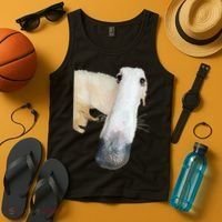 Borzoi Dog Meme Funny Long Nose Borzoi Russian Sighthound Tank Top thumb 4