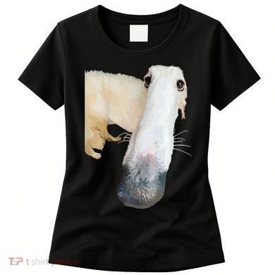 Borzoi Dog Meme Funny Long Nose Borzoi Russian Sighthound Women's T-Shirt