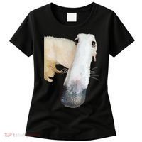 Borzoi Dog Meme Funny Long Nose Borzoi Russian Sighthound Women's T-Shirt thumb 0