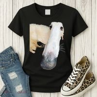 Borzoi Dog Meme Funny Long Nose Borzoi Russian Sighthound Women's T-Shirt thumb 3