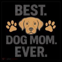 Best Dog Mom Ever Button thumb 1