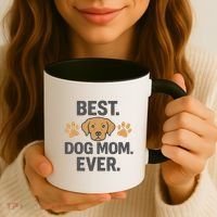 Best Dog Mom Ever Coffee Mug thumb 3