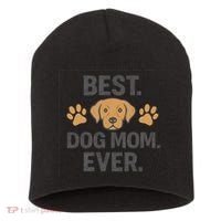 Best Dog Mom Ever Short Acrylic Beanie thumb 0