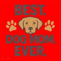 Best Dog Mom Ever Santa Hat thumb 1
