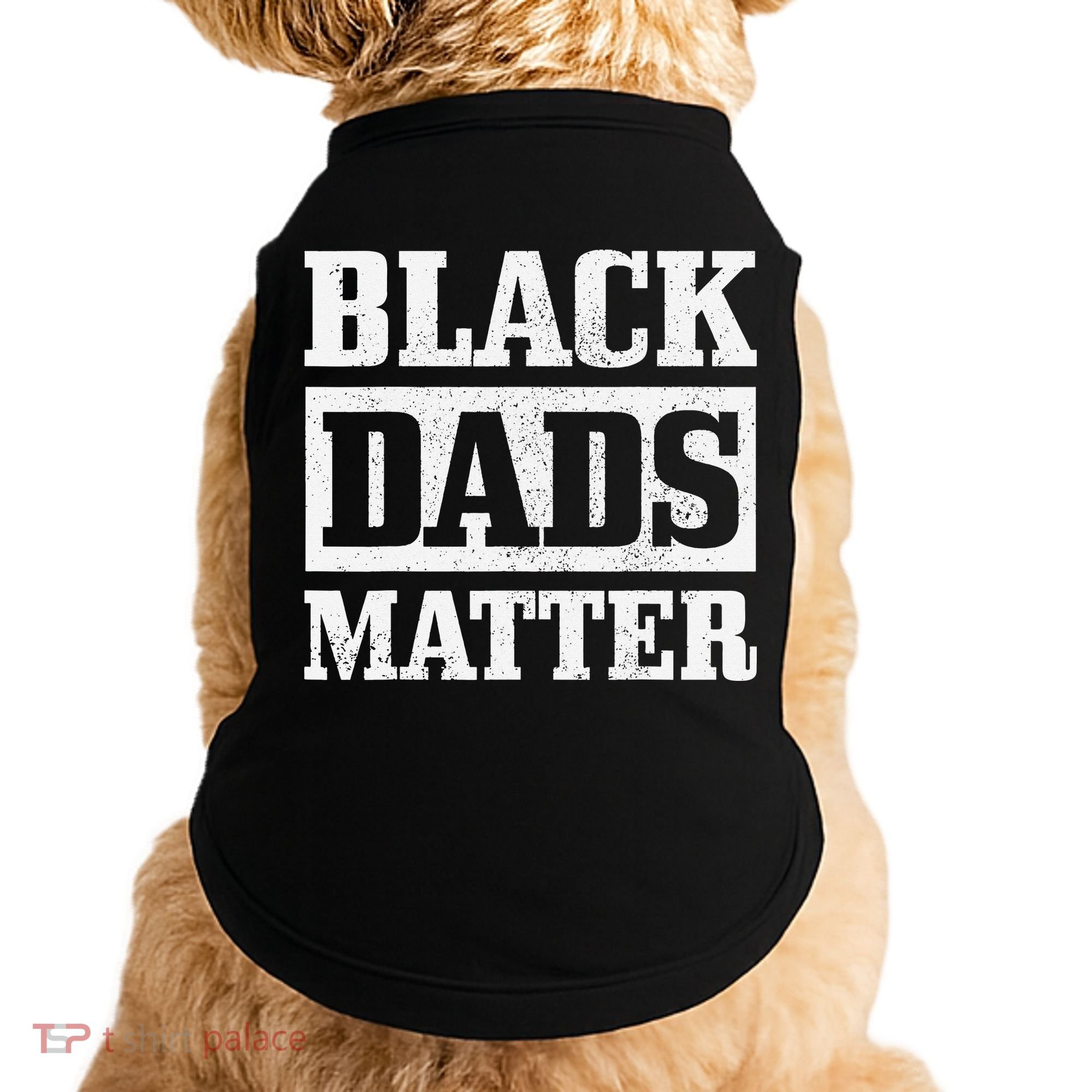 Black Dads Matter Funn African American Father's Day Gift Doggie Tank