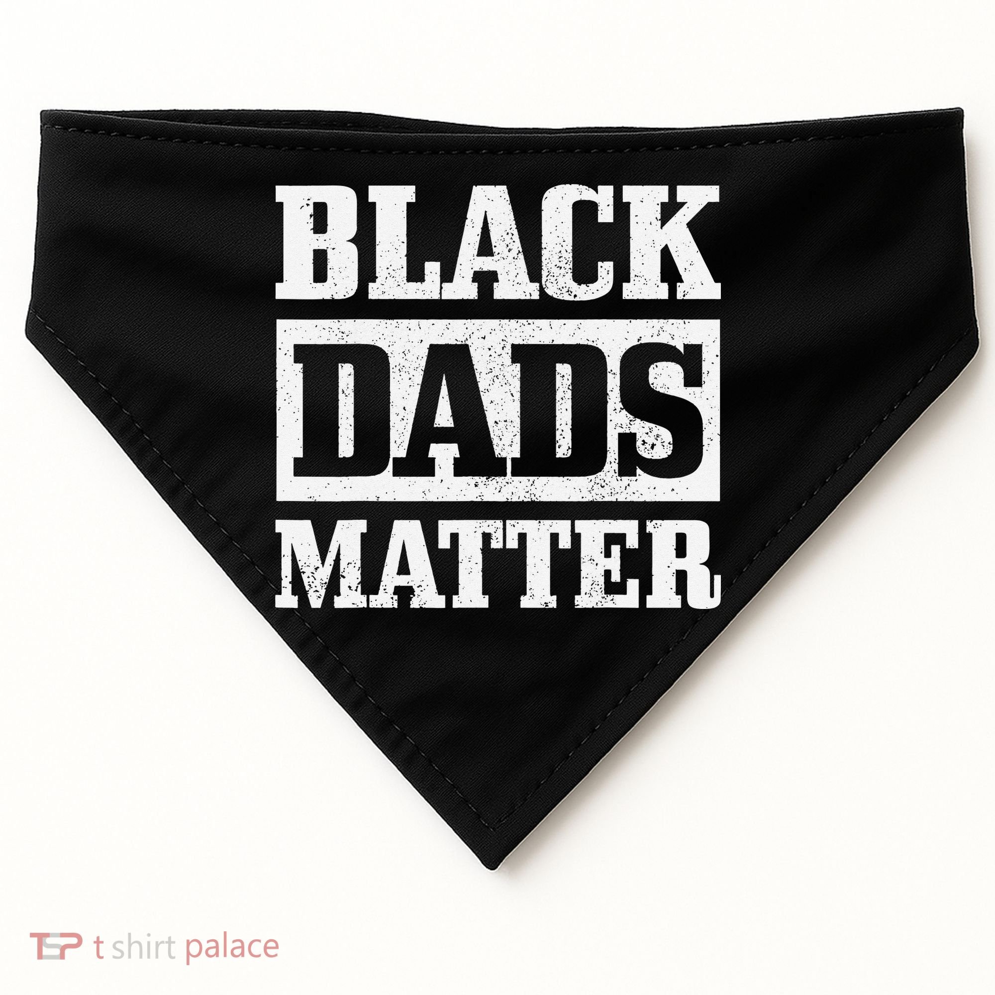 Black Dads Matter Funn African American Father's Day Gift USA-Made Doggie Bandana