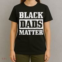 Black Dads Matter Funn African American Father's Day Gift T-Shirt thumb 4