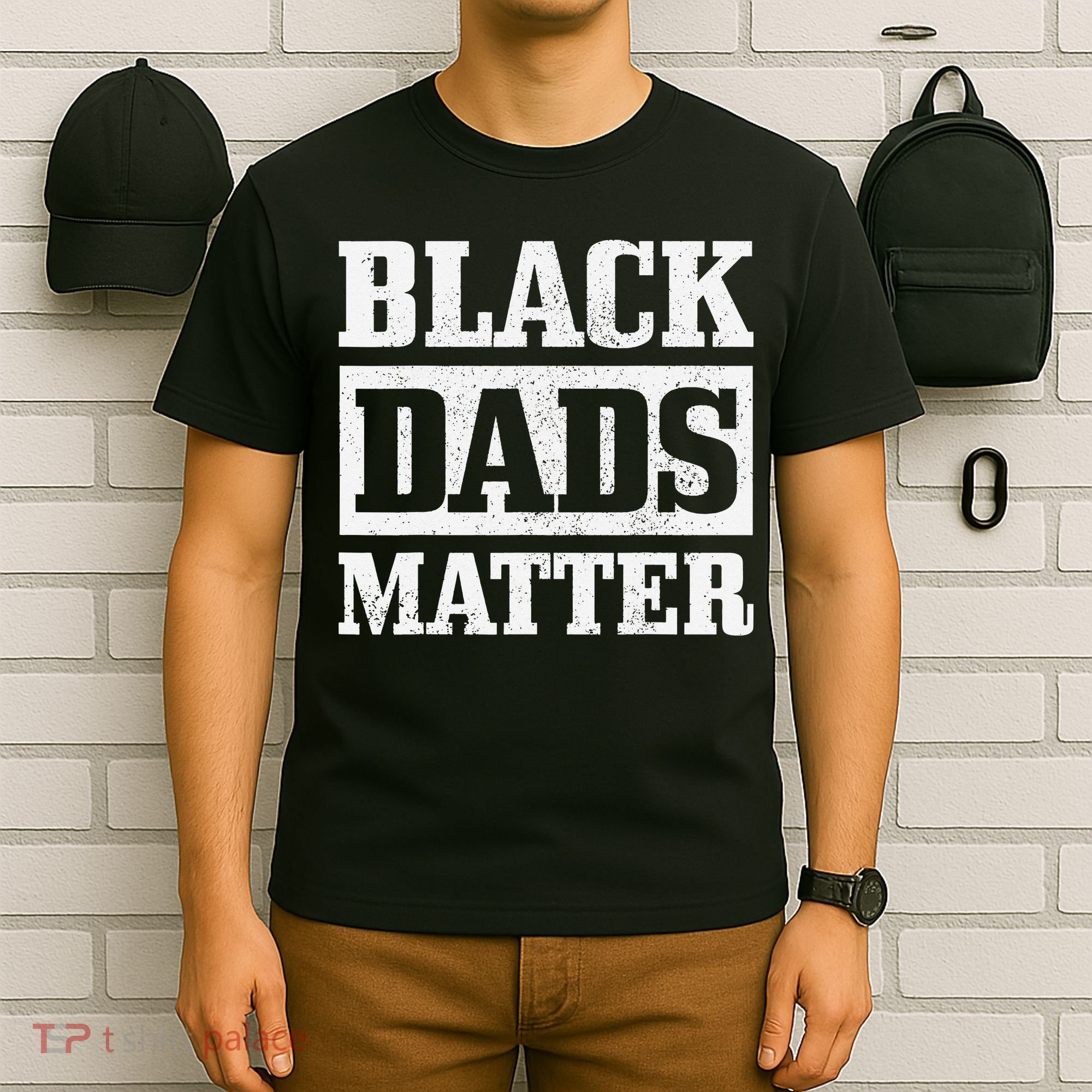 Black Dads Matter Funn African American Father's Day Gift T-Shirt