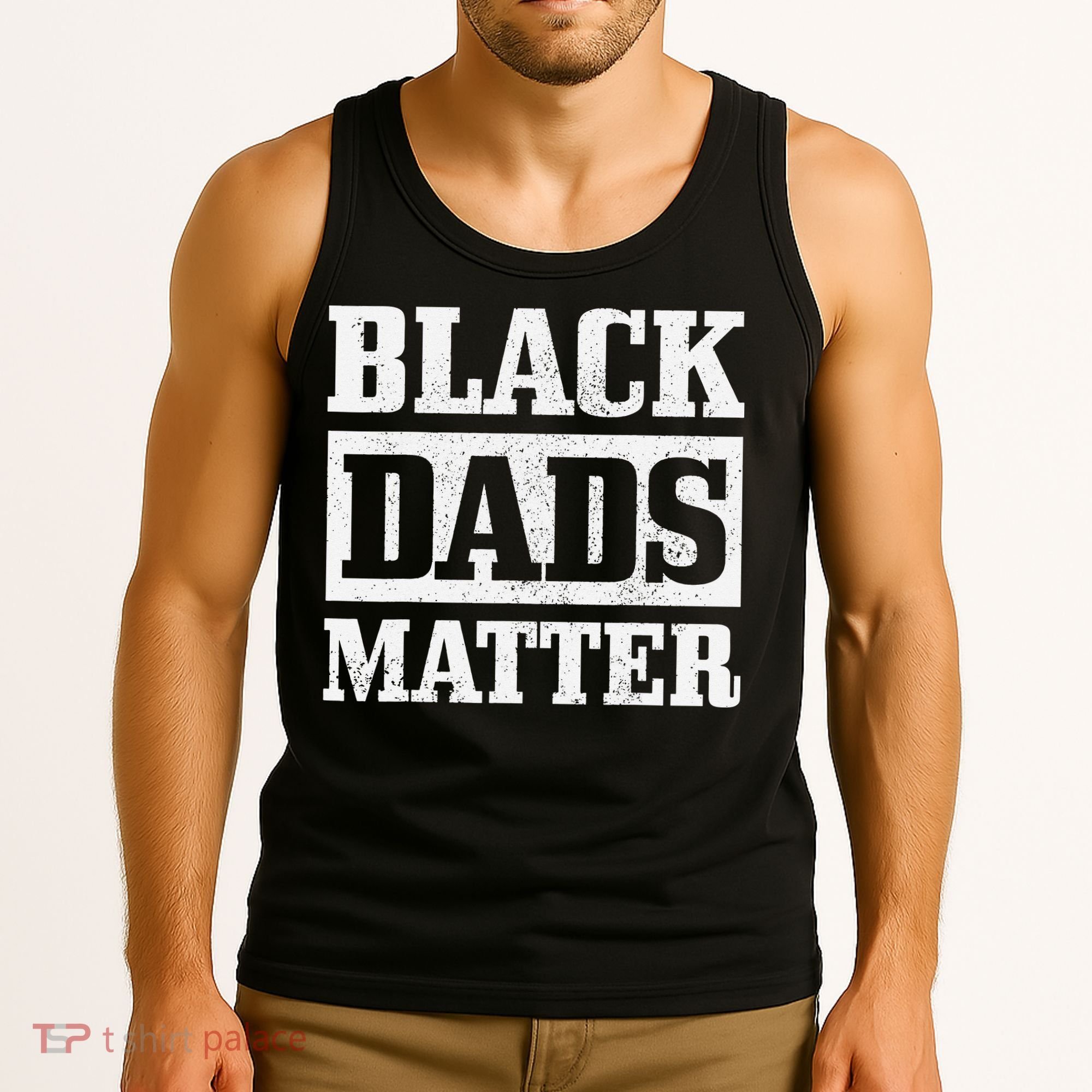 Black Dads Matter Funn African American Father's Day Gift Tank Top