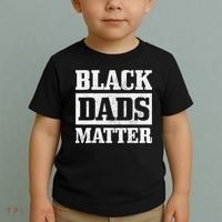 Black Dads Matter Funn African American Father's Day Gift Toddler T-Shirt thumb 2