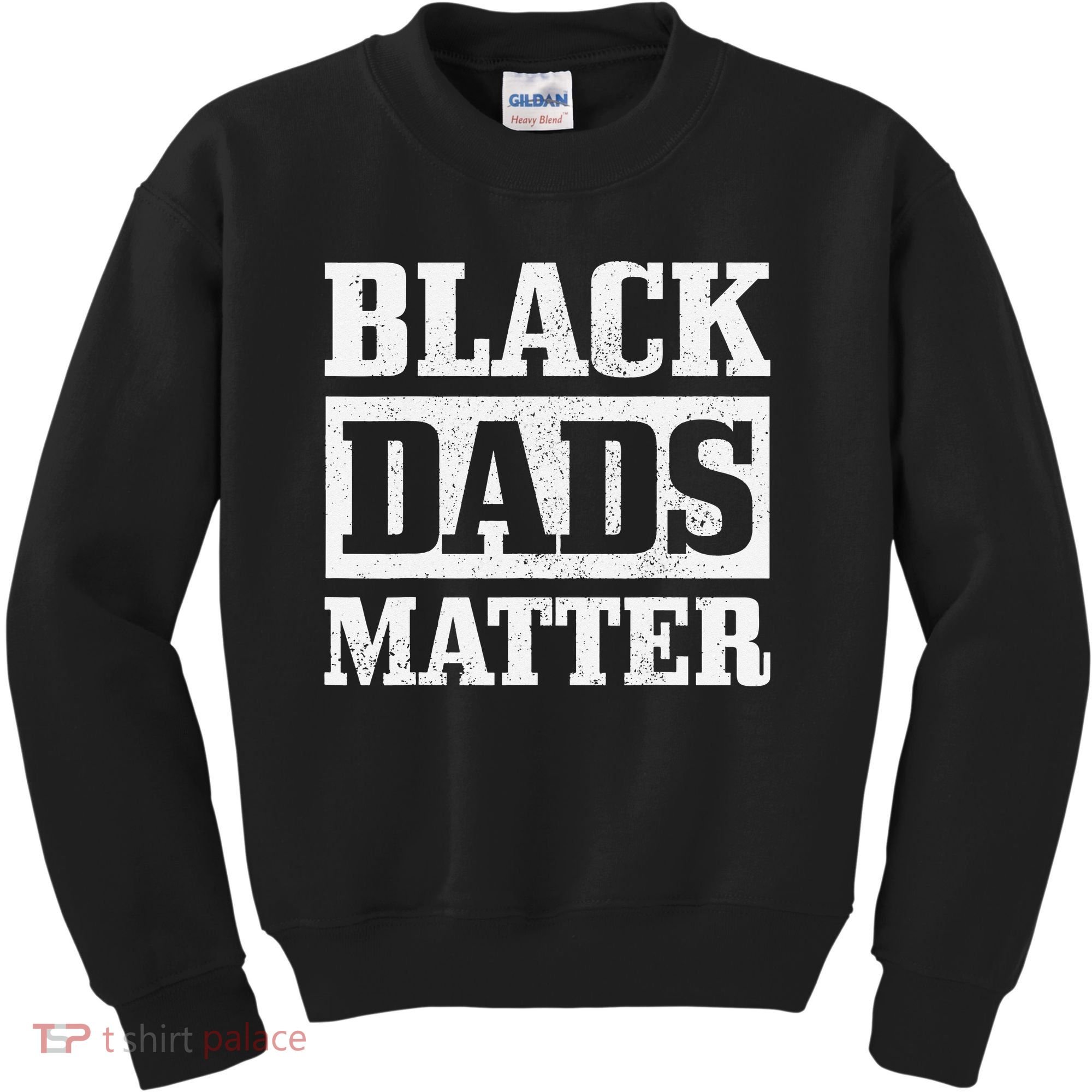 Black Dads Matter Funn African American Father's Day Gift Kids Sweatshirt