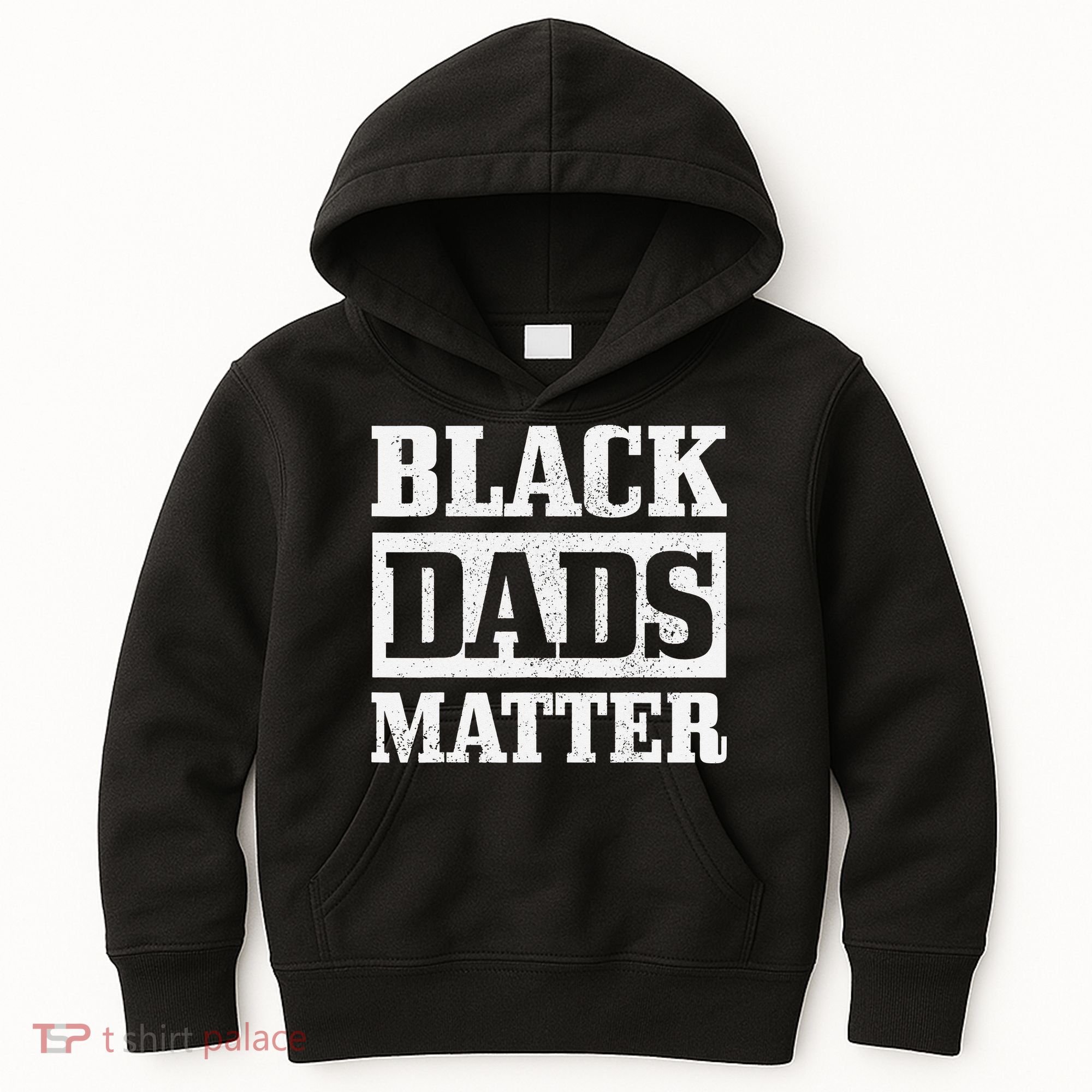 Black Dads Matter Funn African American Father's Day Gift Kids Hoodie