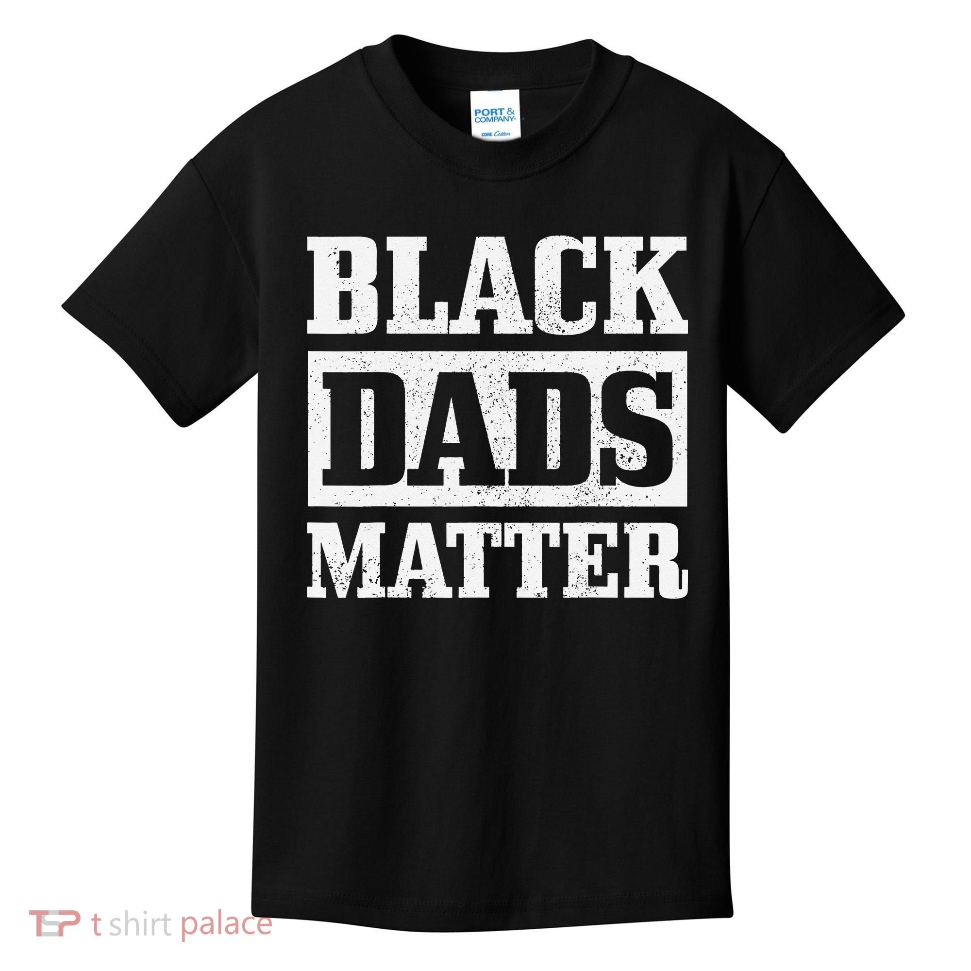 Black Dads Matter Funn African American Father's Day Gift Kids T-Shirt