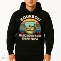 Bourbon Definition Magic Brown Water Retro Bourbon Gift Hoodie thumb 2