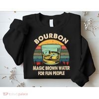 Bourbon Definition Magic Brown Water Retro Bourbon Gift Sweatshirt thumb 2
