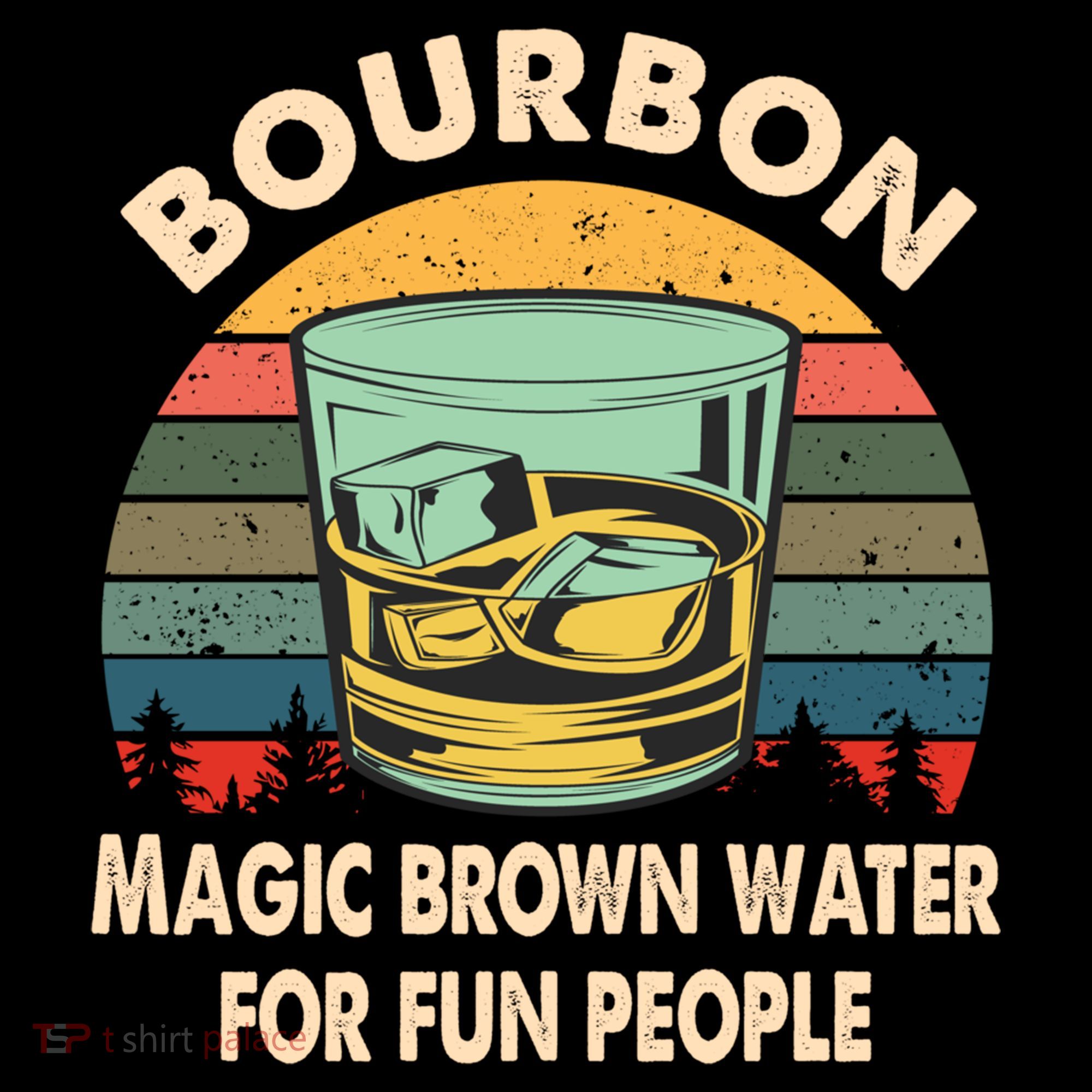 Bourbon Definition Magic Brown Water Retro Bourbon Gift Coffee Mug