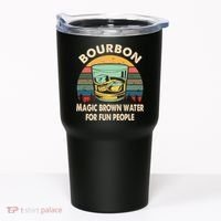 Bourbon Definition Magic Brown Water Retro Bourbon Gift Tumbler thumb 0
