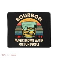 Bourbon Definition Magic Brown Water Retro Bourbon Gift Mousepad thumb 0