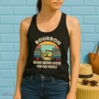 Bourbon Definition Magic Brown Water Retro Bourbon Gift Women's Tank Top thumb 2
