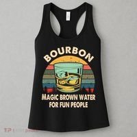 Bourbon Definition Magic Brown Water Retro Bourbon Gift Women's Tank Top thumb 3