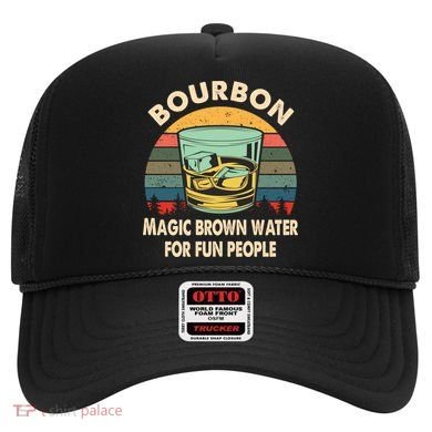 Bourbon Definition Magic Brown Water Retro Bourbon Gift Hat