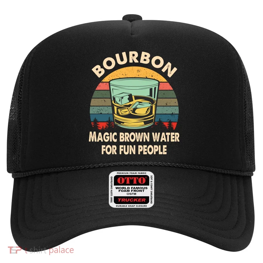 Bourbon Definition Magic Brown Water Retro Bourbon Gift Hat