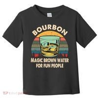Bourbon Definition Magic Brown Water Retro Bourbon Gift Toddler T-Shirt thumb 0