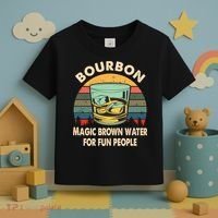 Bourbon Definition Magic Brown Water Retro Bourbon Gift Toddler T-Shirt thumb 3