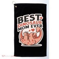 Best Dinosaur Mom Ever Mamasaurus Golf Towel thumb 0
