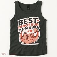 Best Dinosaur Mom Ever Mamasaurus Tank Top thumb 2