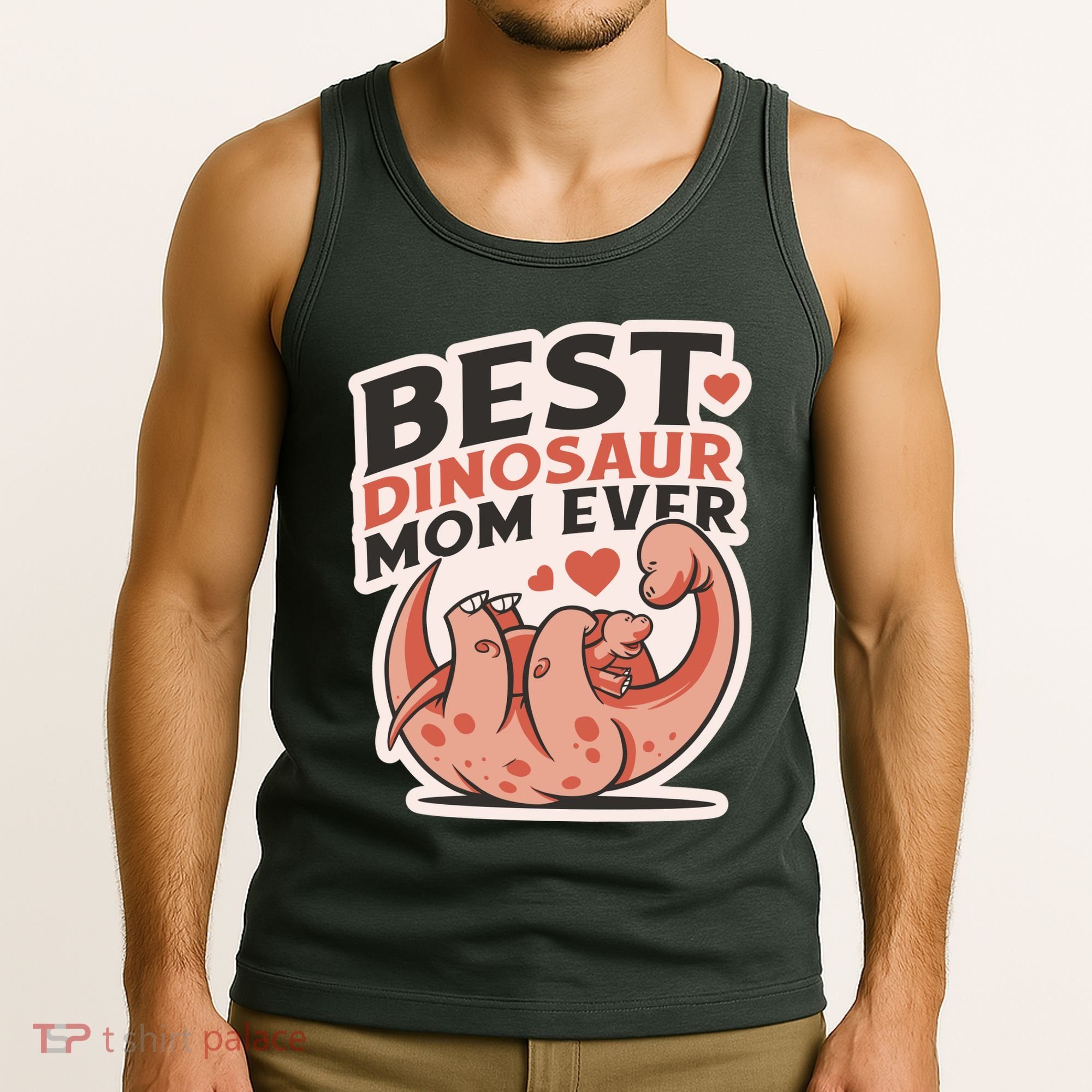 Best Dinosaur Mom Ever Mamasaurus Tank Top