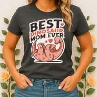 Best Dinosaur Mom Ever Mamasaurus Women's T-Shirt thumb 2