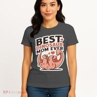 Best Dinosaur Mom Ever Mamasaurus Women's T-Shirt thumb 4