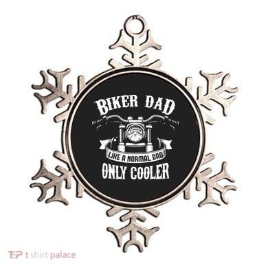 Biker Dad Motorcycle Father's Day Design for Fathers Ornament