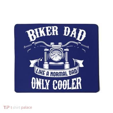 Biker Dad Motorcycle Father's Day Design for Fathers Mousepad