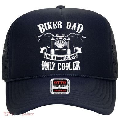 Biker Dad Motorcycle Father's Day Design for Fathers Hat