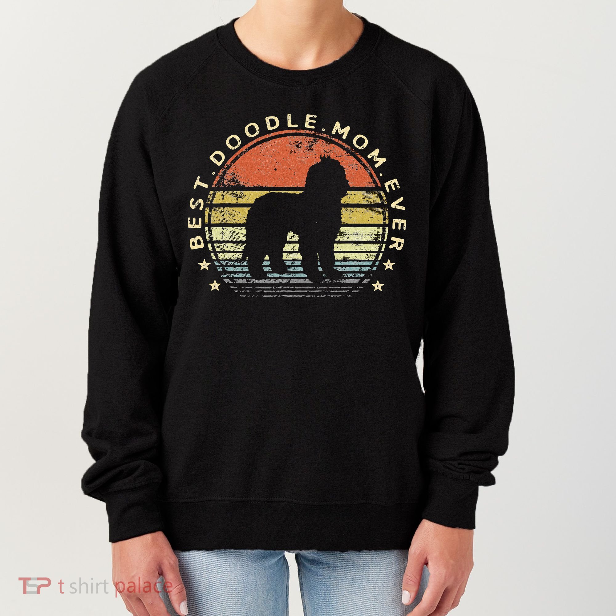 Best Doodle Mom Ever Labradoodle GoldenDoodle Dog Lover Mama Women's Sweatshirt