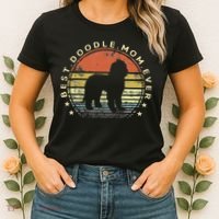 Best Doodle Mom Ever Labradoodle GoldenDoodle Dog Lover Mama Women's T-Shirt thumb 2