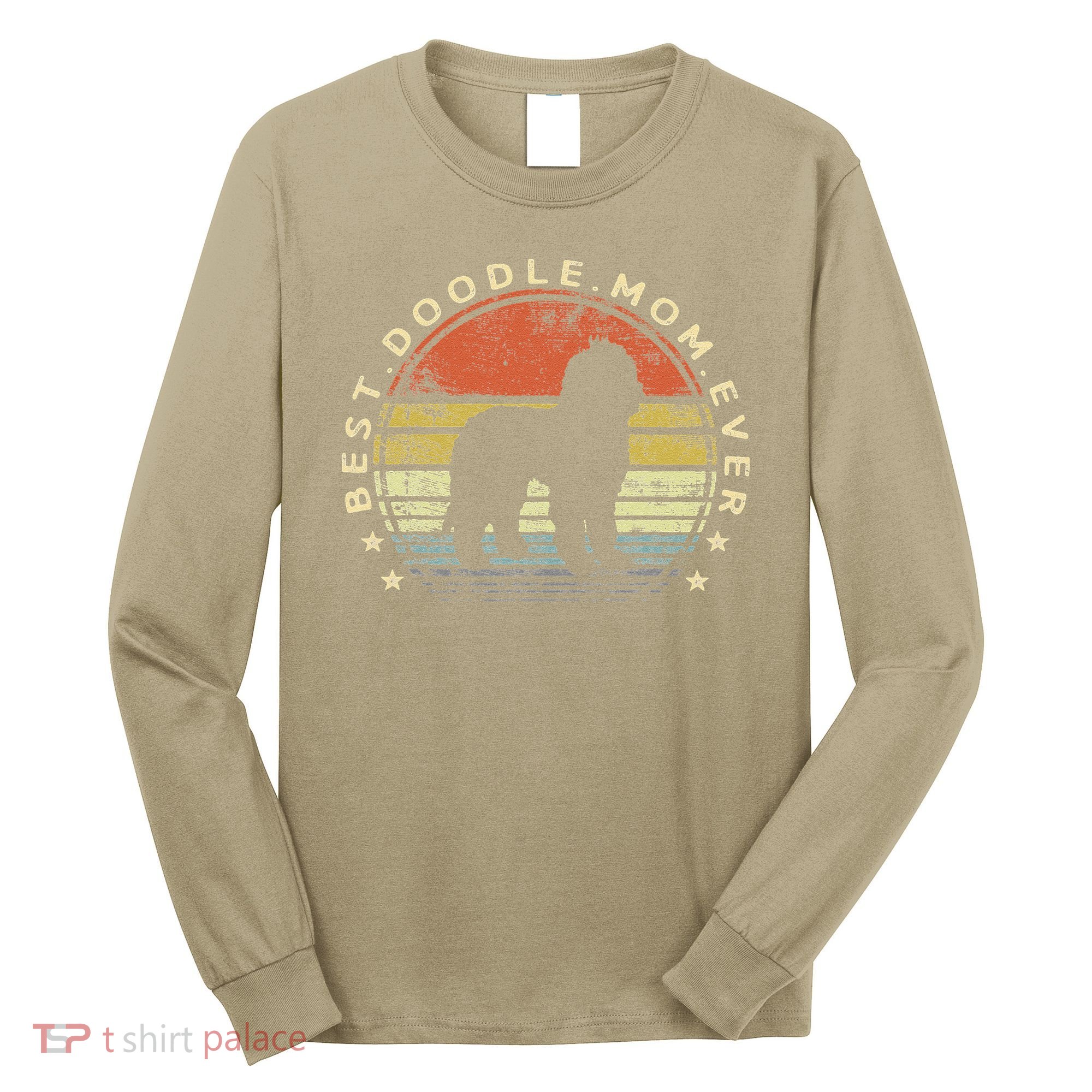 Best Doodle Mom Ever Labradoodle GoldenDoodle Dog Lover Mama Long Sleeve Shirt