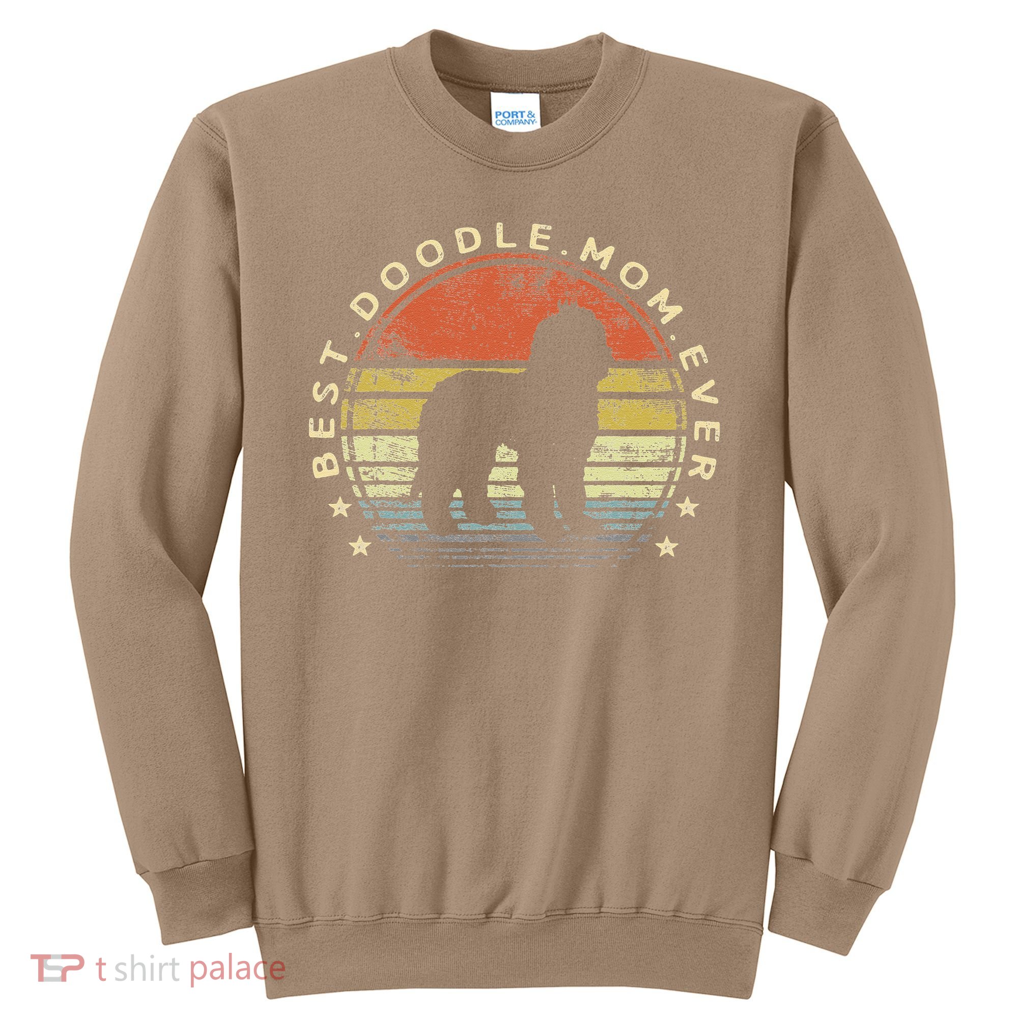 Best Doodle Mom Ever Labradoodle GoldenDoodle Dog Lover Mama Sweatshirt