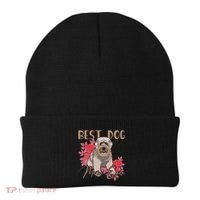 Best Dog Mom Ever Miniature Schnauzer Mother's Day Beanie thumb 0